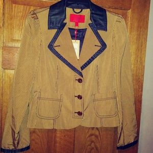 Designer Zac Posen Mod Retro Blazer and Skirt